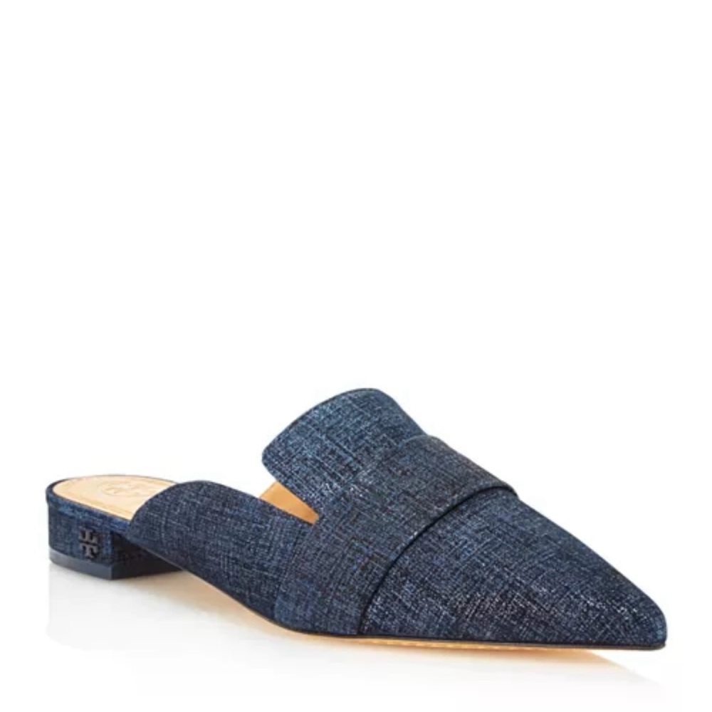 Tory Burch Rosalind Denim Slides
